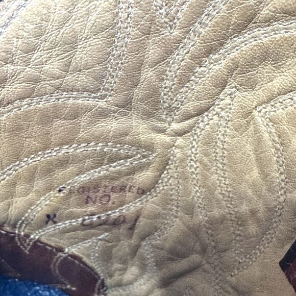 Justin Western Cowboy Boots - Men's Size 8 D BROWN Style 2610 Leather - Picture 14 of 16